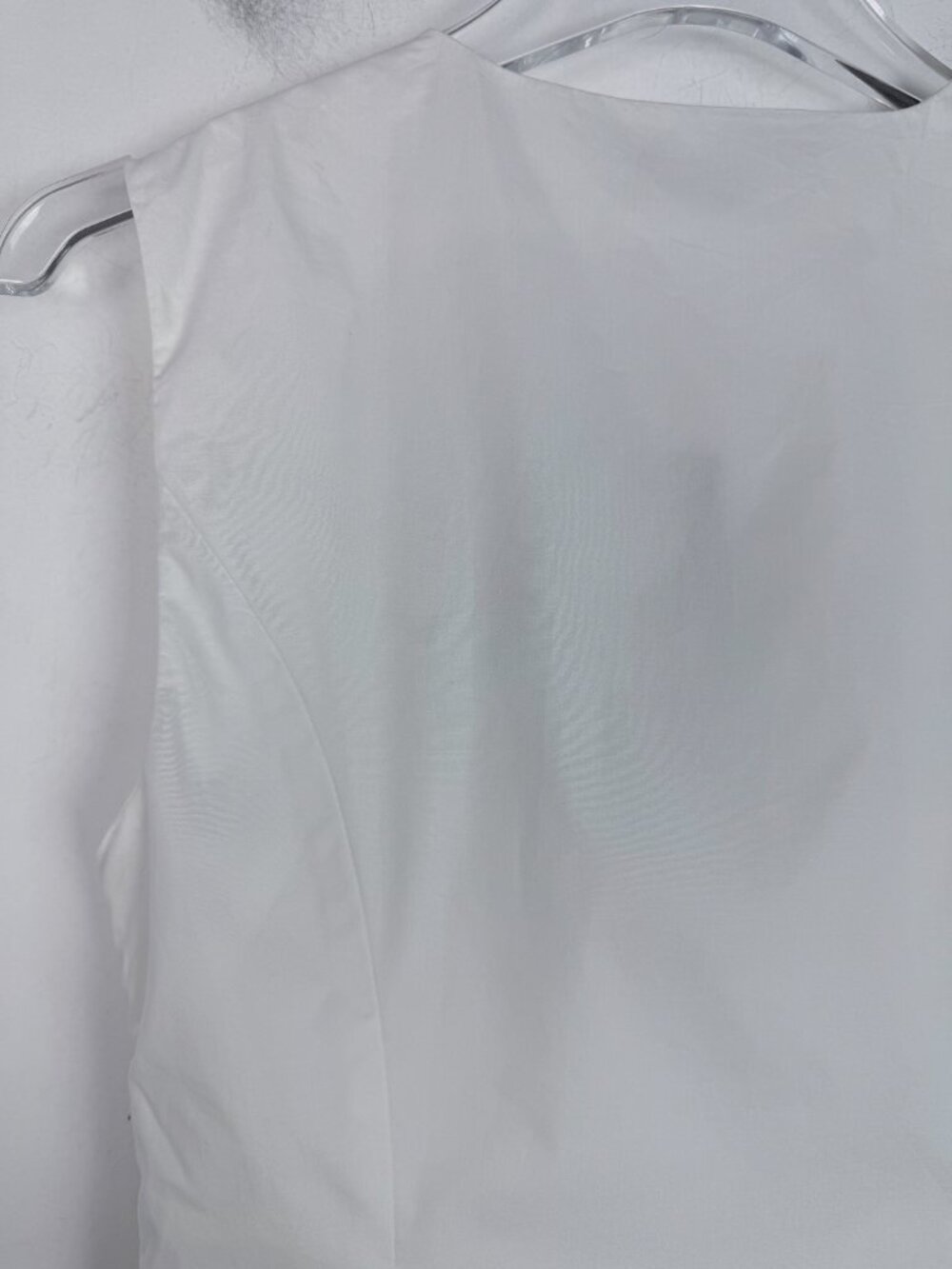 NWT Lulus Square Neck Poplin Top Buttons Sleeveless White Size Small S NEW - Picture 11 of 13